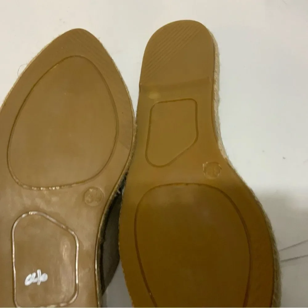 Pimaz Tan  Espadrille Mules size 39